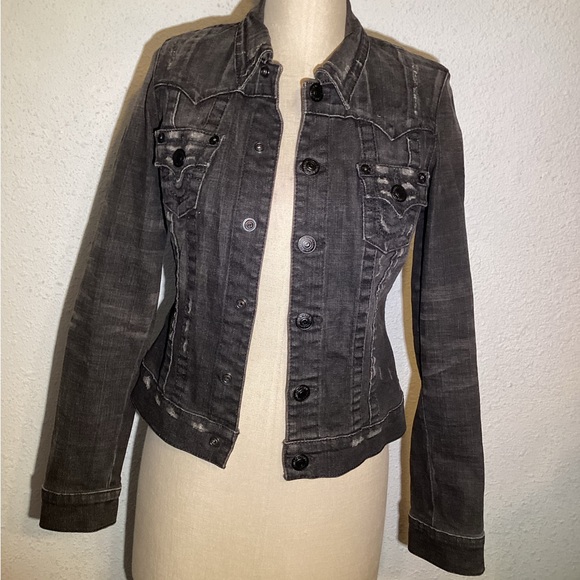 True Religion jean jacket size xs - Picture 1 of 7